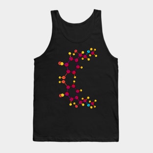 Adrenaline Molecule: Thrill Geometry Snakeskin Tank Top